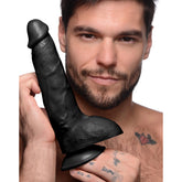 Beefy Brad 9" Dildo with Balls - Black